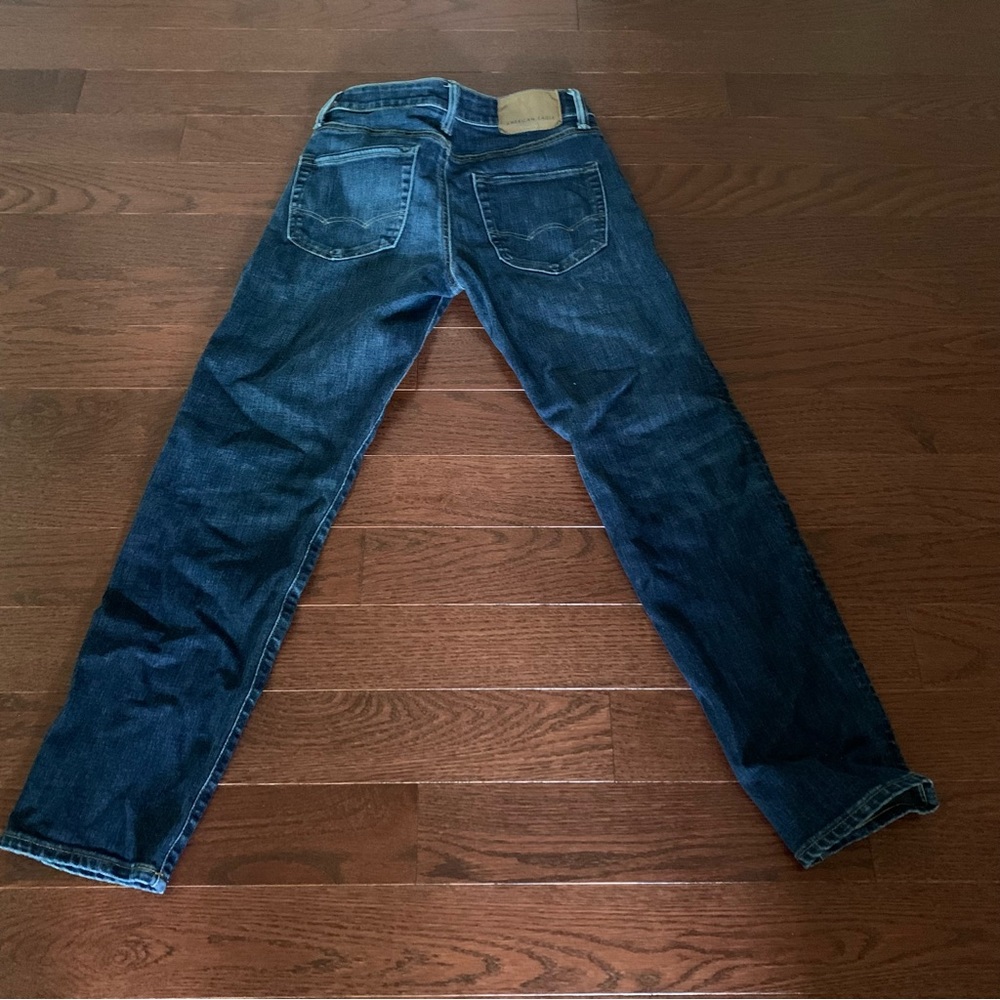 American Eagle Blue Athletic Airflex Jeans - Picture 3 of 7